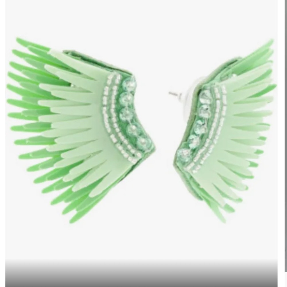 Mignonne Gavigan mint mini Madeline earrings